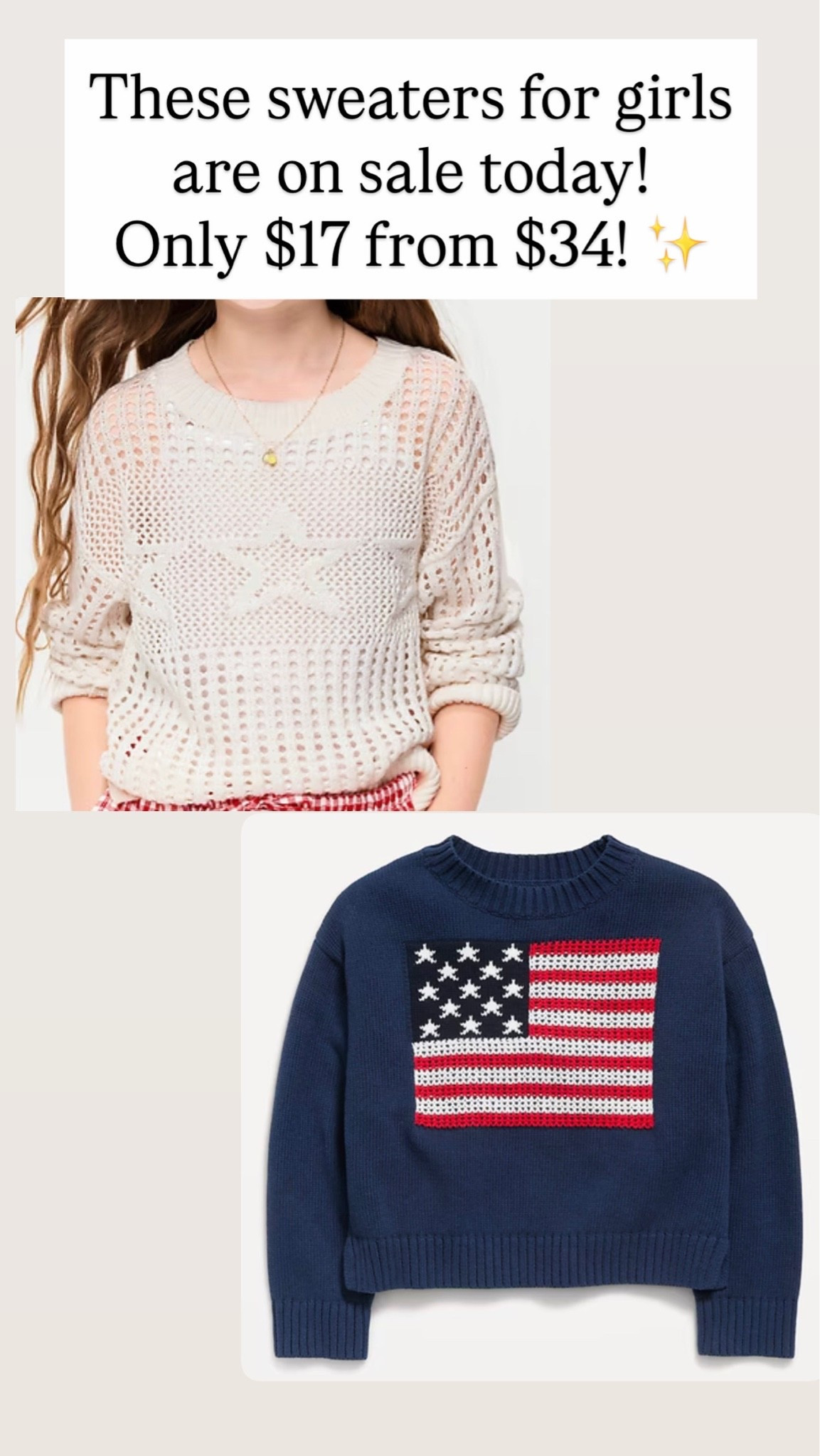 These girls sweaters are on sale for $17 from $34!!

#LTKKids #LTKSaleAlert