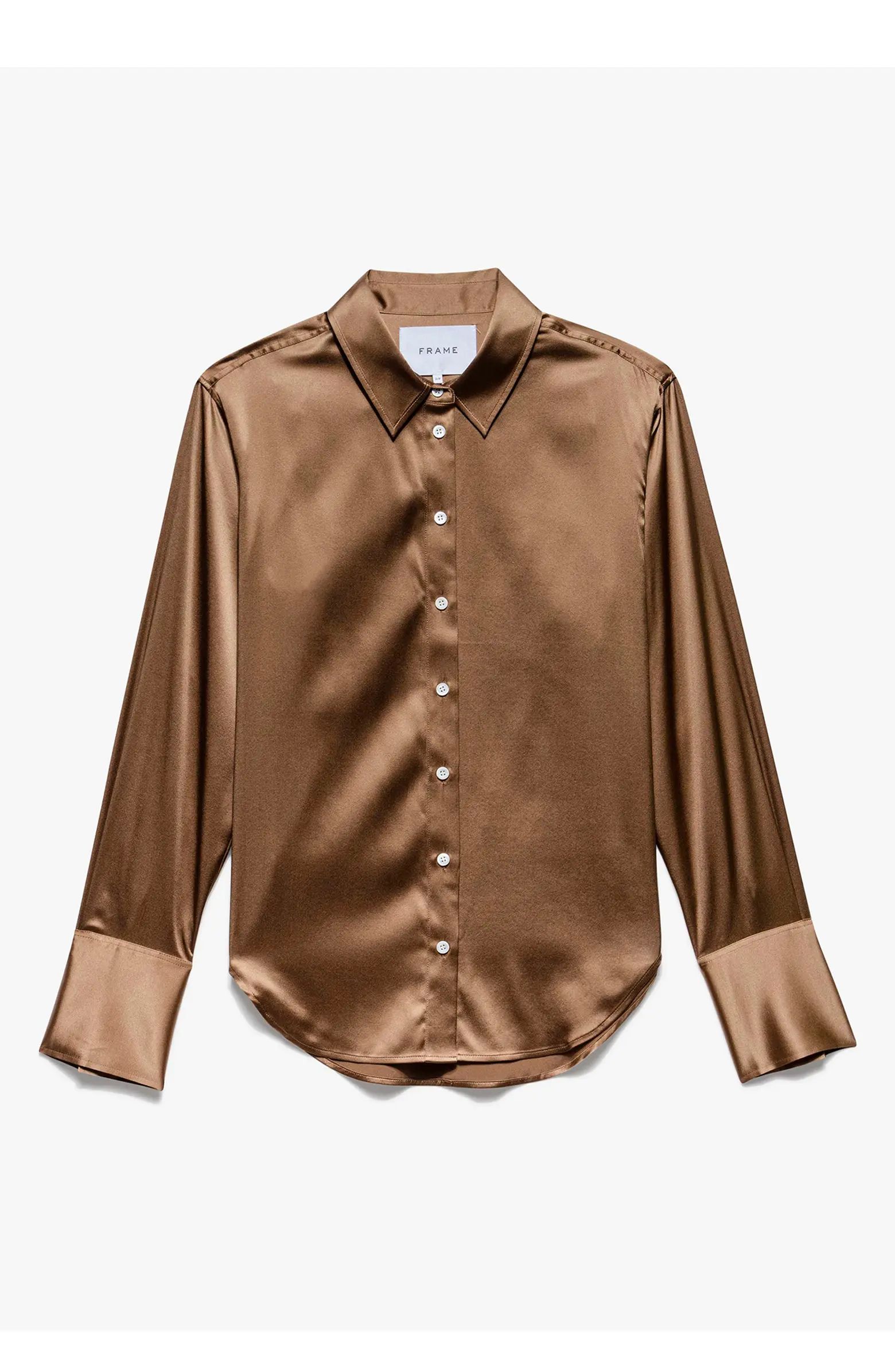 The Standard Women's Stretch Silk Button-Up Shirt | Nordstrom