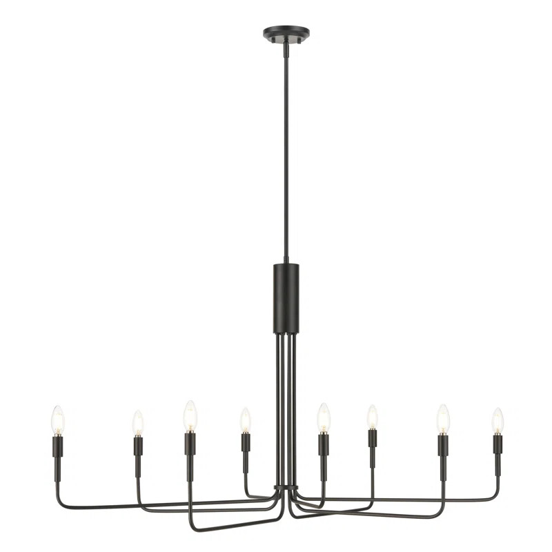 8 - Light Dimmable Modern Linear Chandelier | Wayfair North America