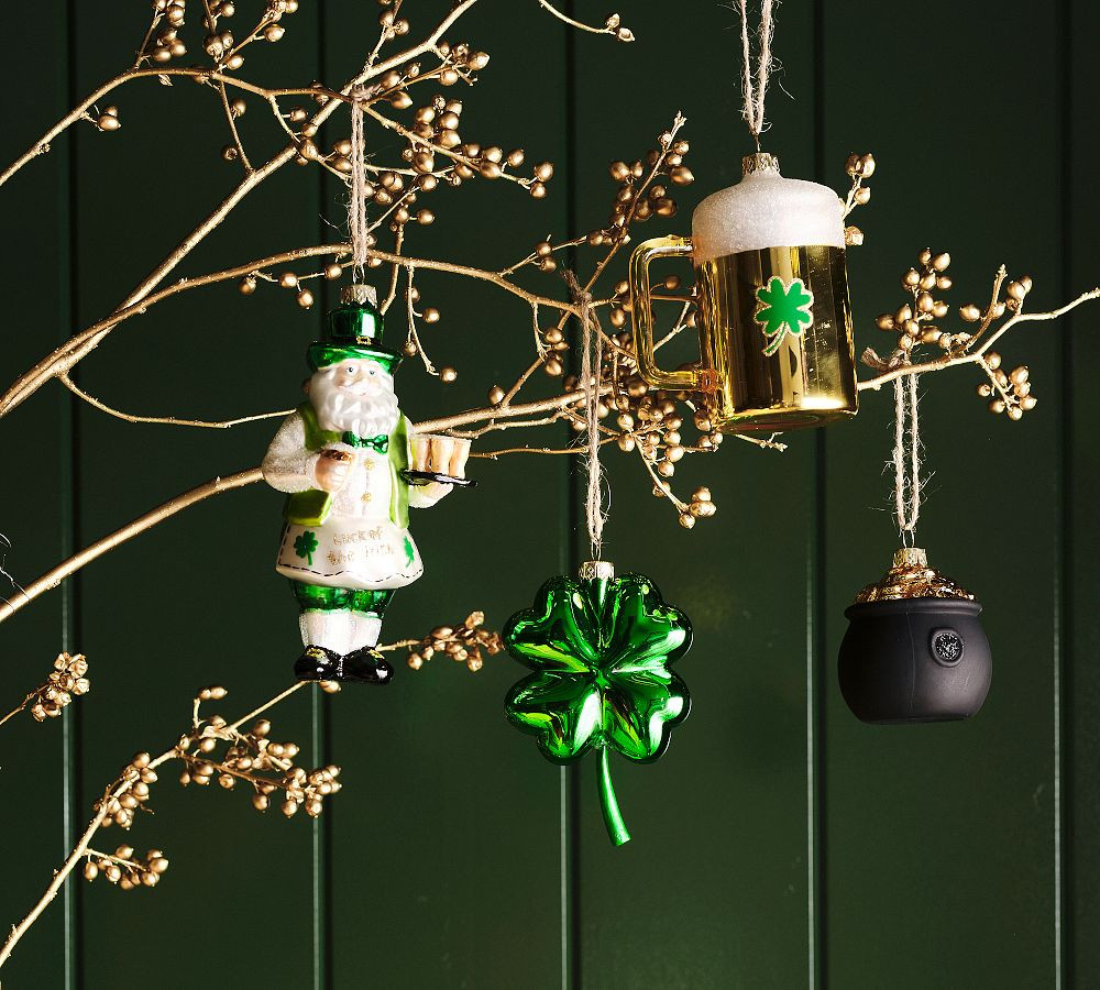 St. Patrick's Day Ornaments - Set of 4 | Pottery Barn (US)