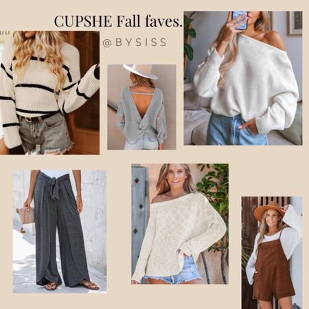 Cupshe x bySiss faves from summer to fall xx 

#LTKfindsunder50 #LTKHoliday #LTKSeasonal