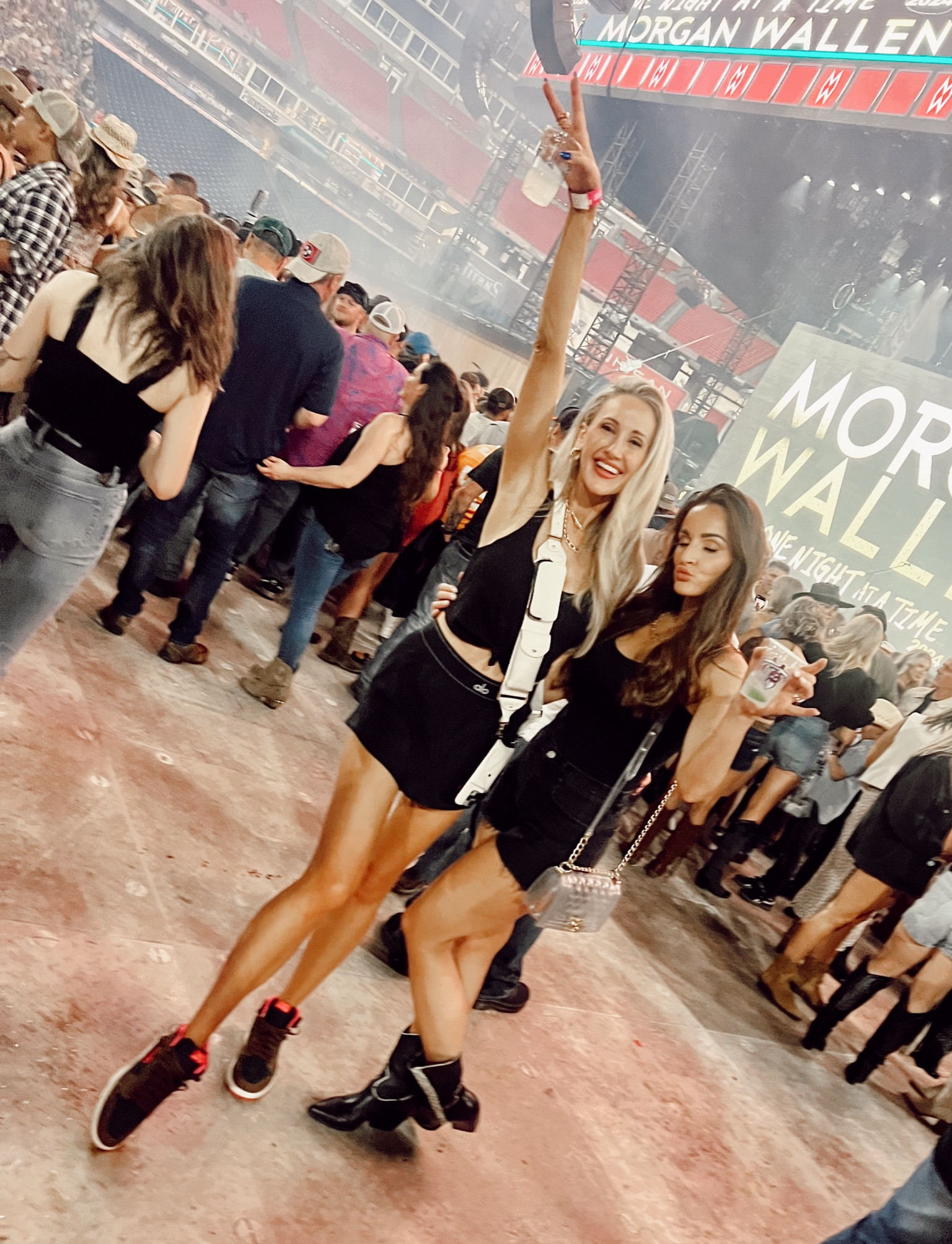 Not a fan of clear bags at concerts so this is the best way to carry your stuff AND be hands free!