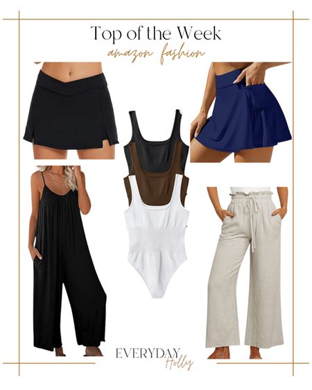 Top 5 Best Selling Fashions You Loved This Week!! 

Amazon  Amazon fashion  summer outfit ideas  tennis skirts  Athleisure wear  skims dupe  bodysuits linen pants 

#LTKunder50 #LTKstyletip