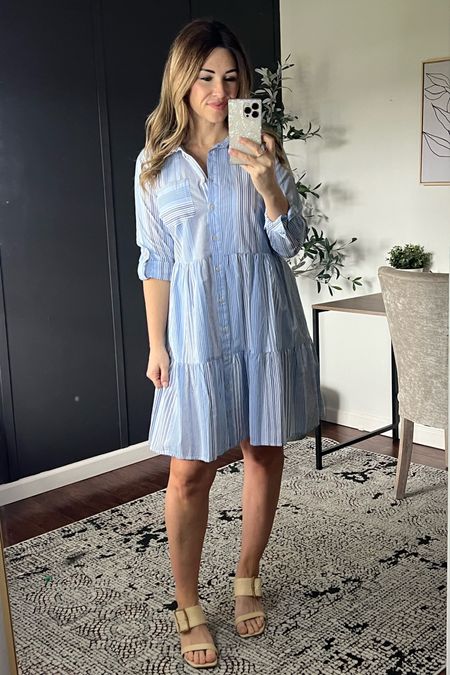 Another cute dress option in blue from Walmart! Love this one for spring. I’m in a small here!

Walmart style, spring dresses, mom style 

#LTKfindsunder50 #LTKSeasonal #LTKover40
