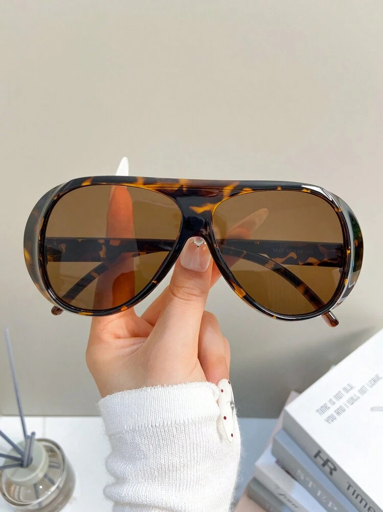 Retro Big Frame Personality Design Fashion Glasses, High-End Street Photo, Party, Outdoor Daily V... | SHEIN