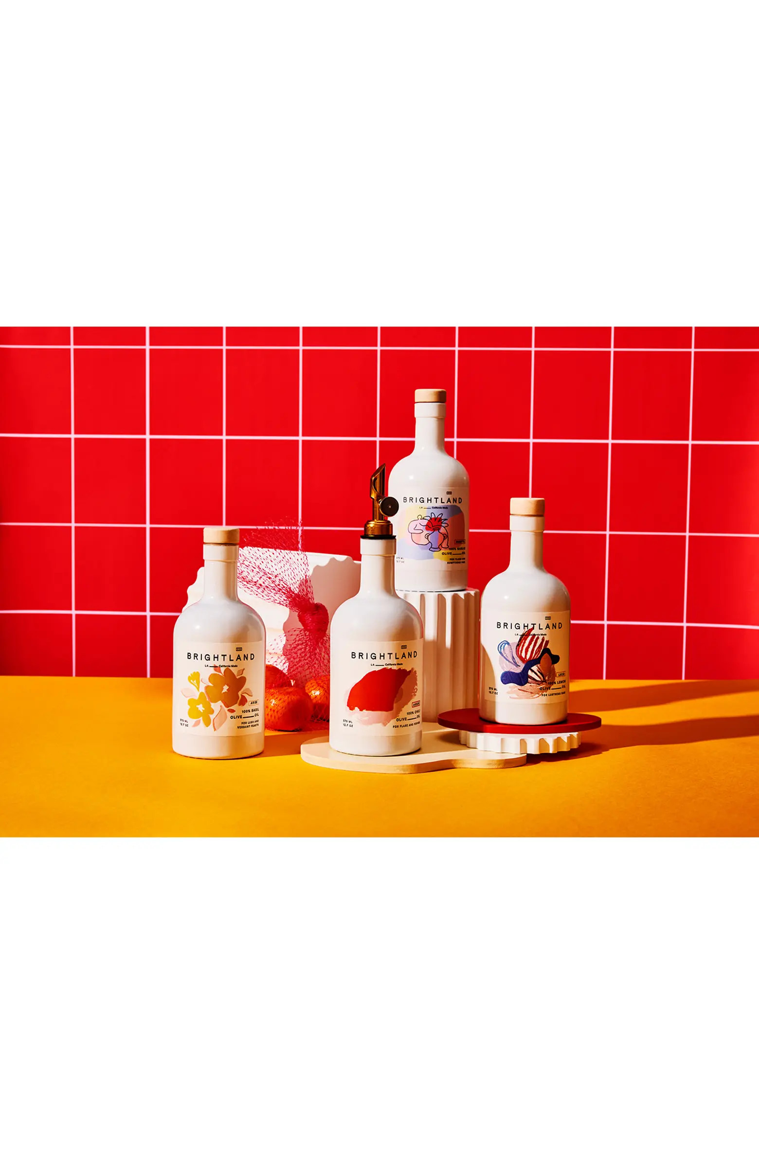 Brightland Artist 4-Piece Infused Olive Oil Set | Nordstrom | Nordstrom