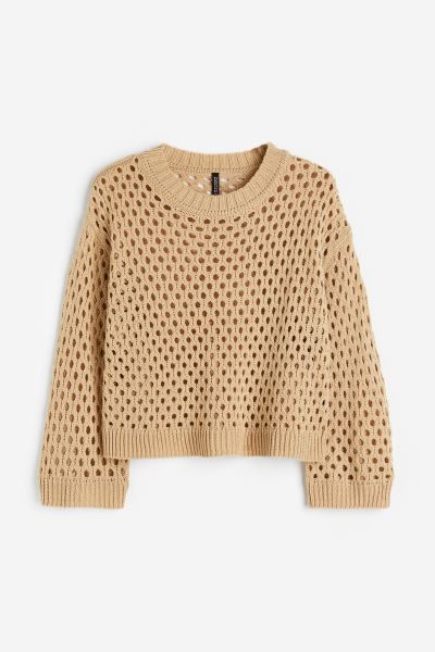 H&M+ Hole-knit Sweater | H&M (US)