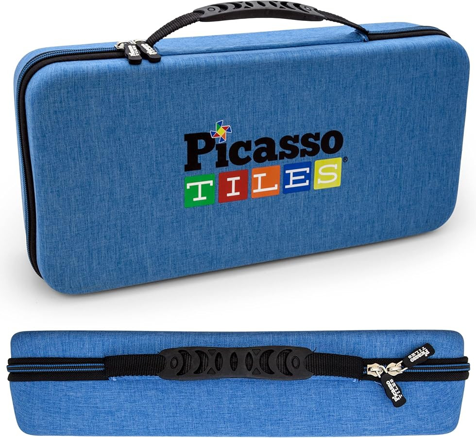 PicassoTiles Toy Carry Case Magnetic Tiles Construction Blocks Magnet Toys Kids Accessory Charact... | Amazon (US)