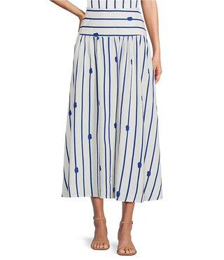 Antonio MelaniAngie Rope Print High Waist A-Line Coordinating Skirt | Dillard's