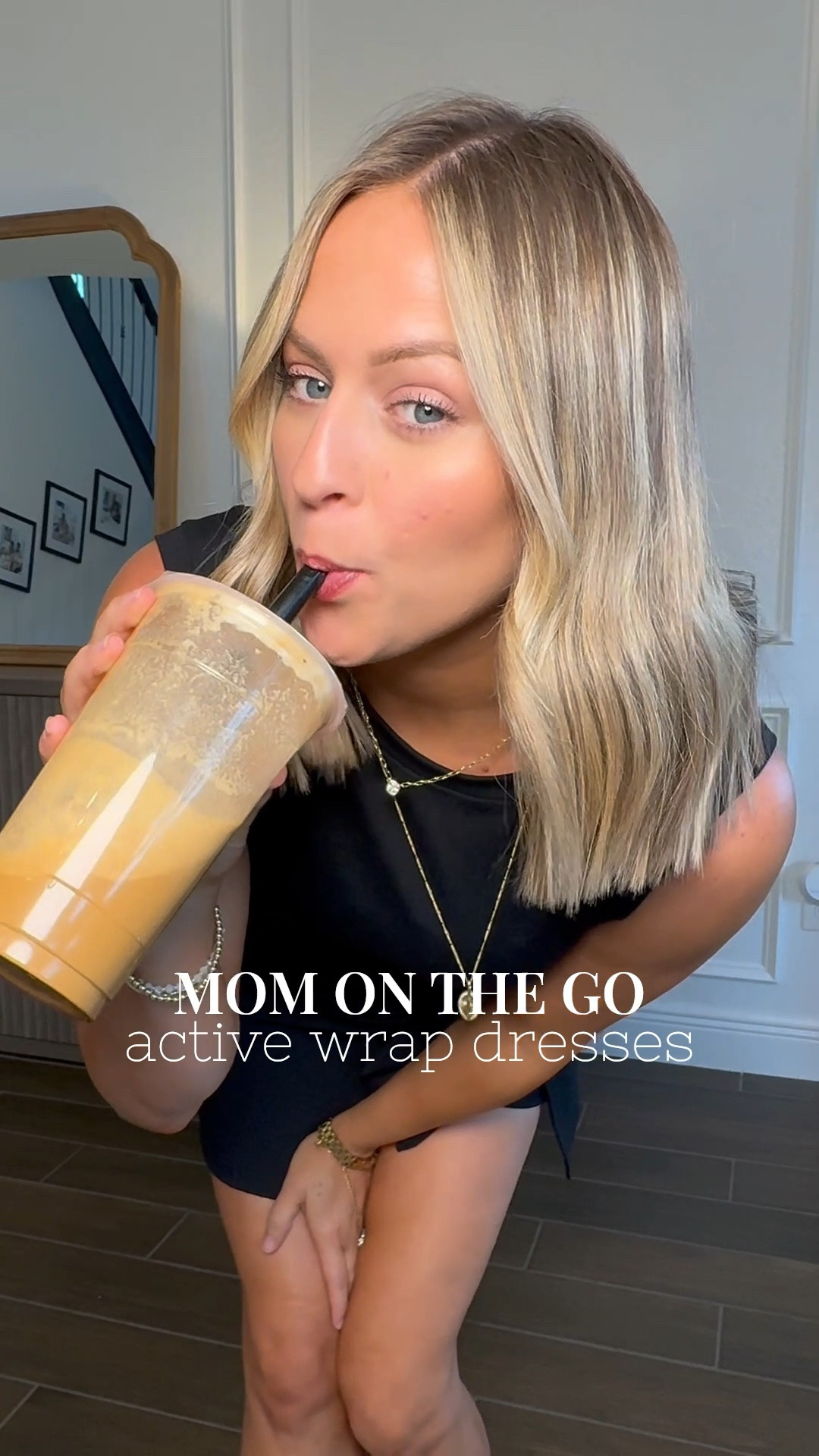 Yes these active wrap dresses are incredible!!!! Wearing size medium in both glad I sized up! So ideal for a mom on the go who is trying to cover up a little mom tummy pouch 🤍 built in bra which I love! 

#LTKStyleTip #LTKFindsUnder100 #LTKActive