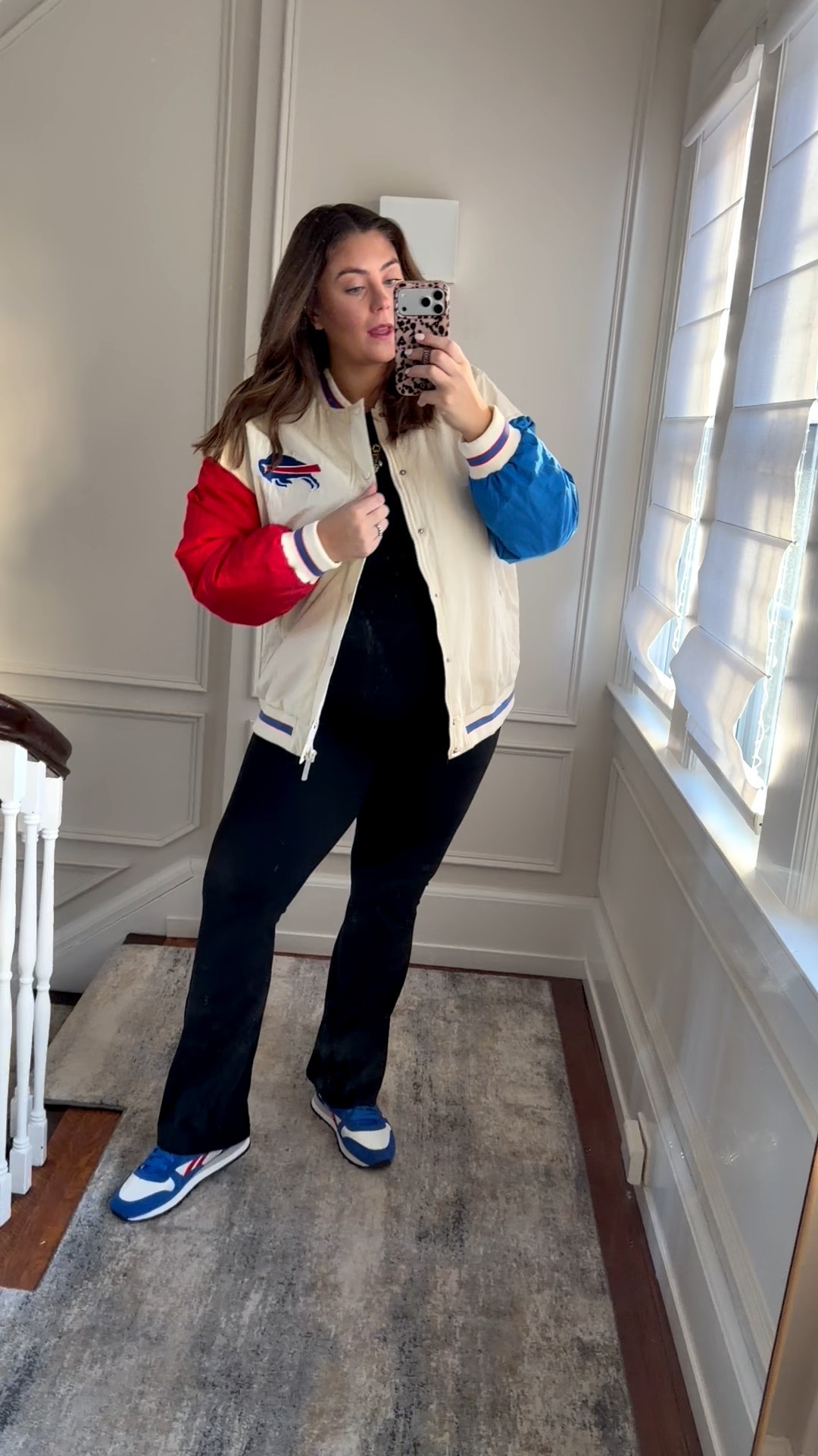 Wearing size XXL in jacket & shirt, XL in flare leggings. 

#LTKootd #LTKMidsize #LTKSeasonal