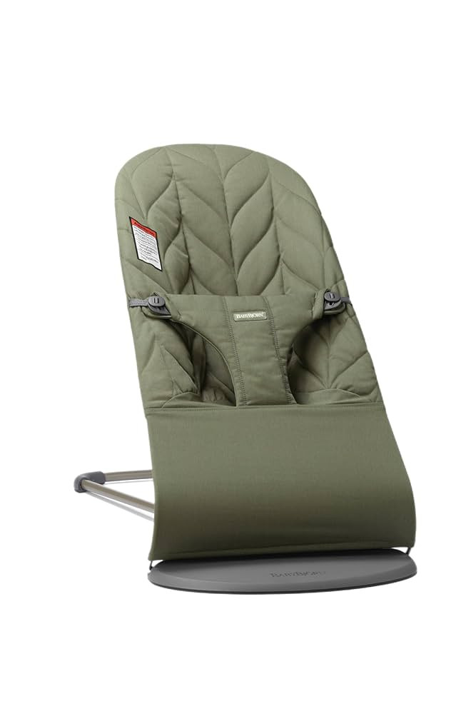 BabyBjörn Bouncer Bliss, Dark Green, Woven, Petal Quilt | 2-in-1 Adjustable Baby Bouncer Seat an... | Amazon (US)