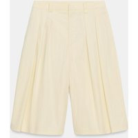 Zara - Zw Collection Pleated Bermuda Shorts - Sand - Xl - Woman | Zara AU