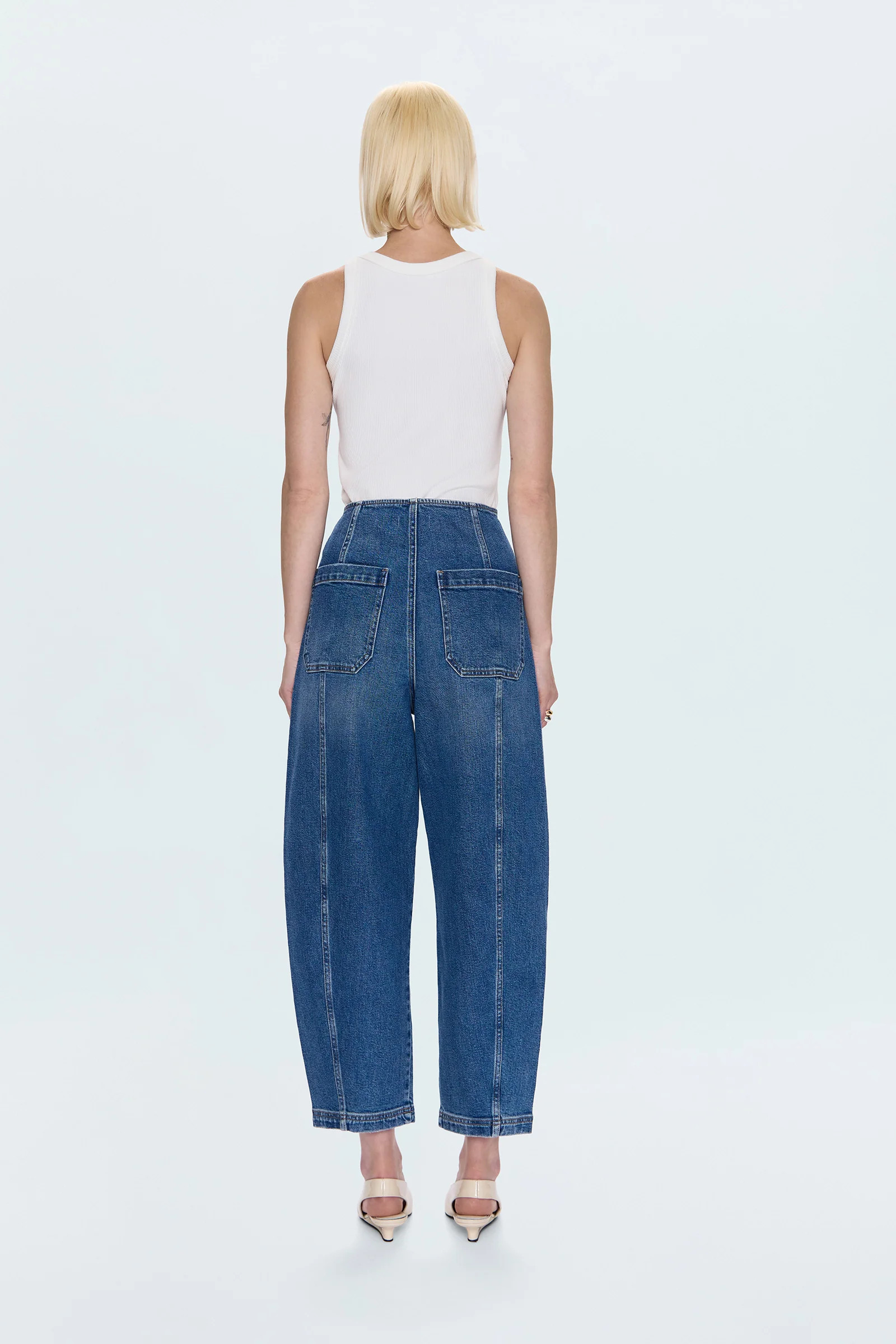 Blair High Rise Seamed Barrel Jean - Soho | Pistola Denim