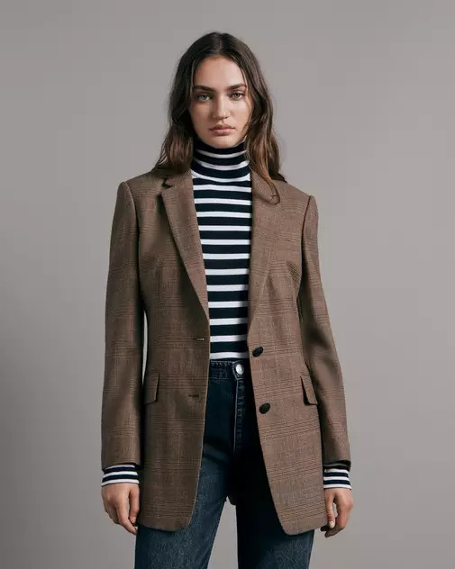 Charles Wool Plaid Blazer | rag + bone