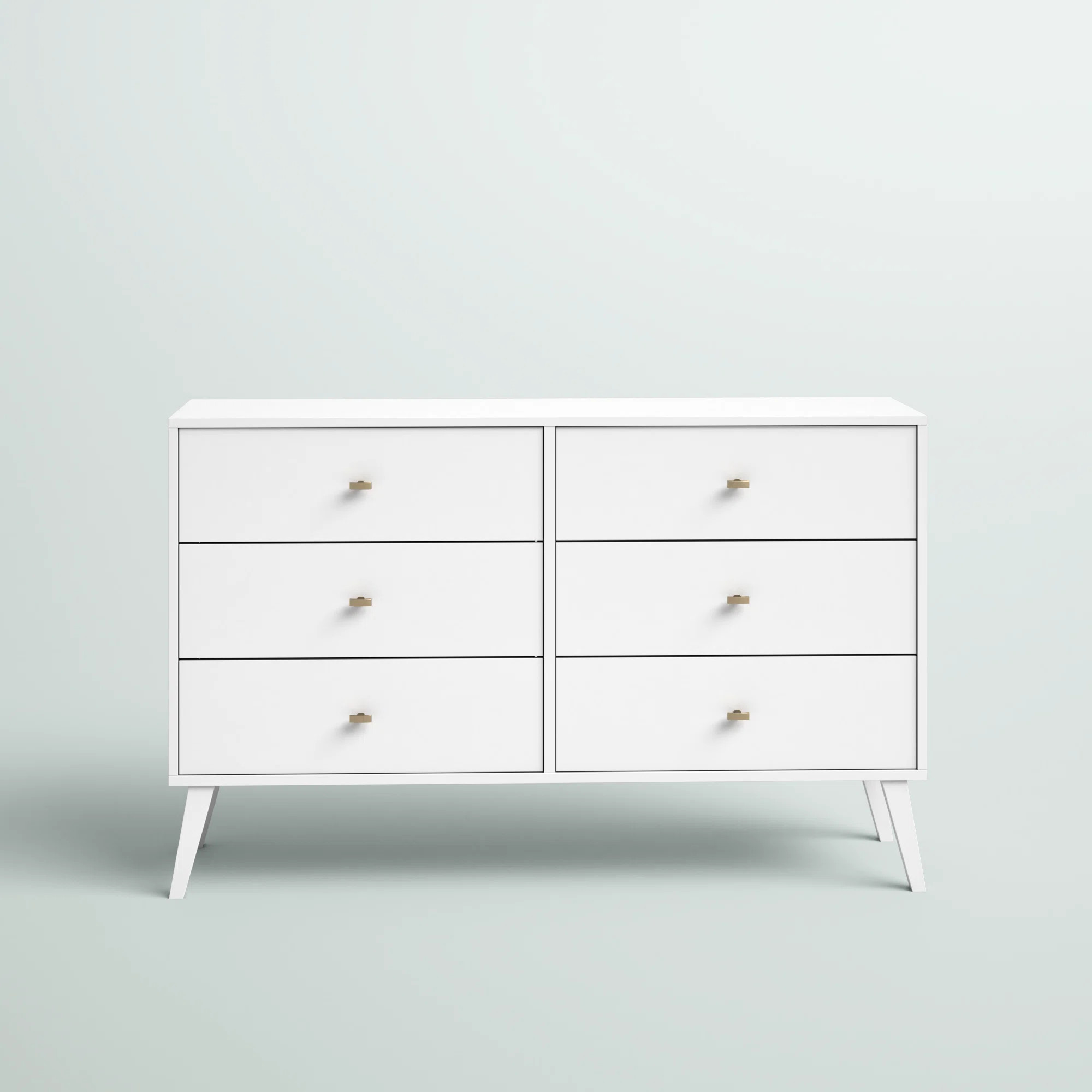 Alyssa 6 Drawer 52.25" W Double Dresser | Wayfair North America