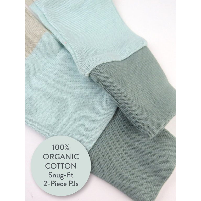 Honest Baby Clothing Toddler Boy or Girl Gender Neutral Organic Cotton Pajamas, 2 Piece (2T-7Y) | Walmart (US)