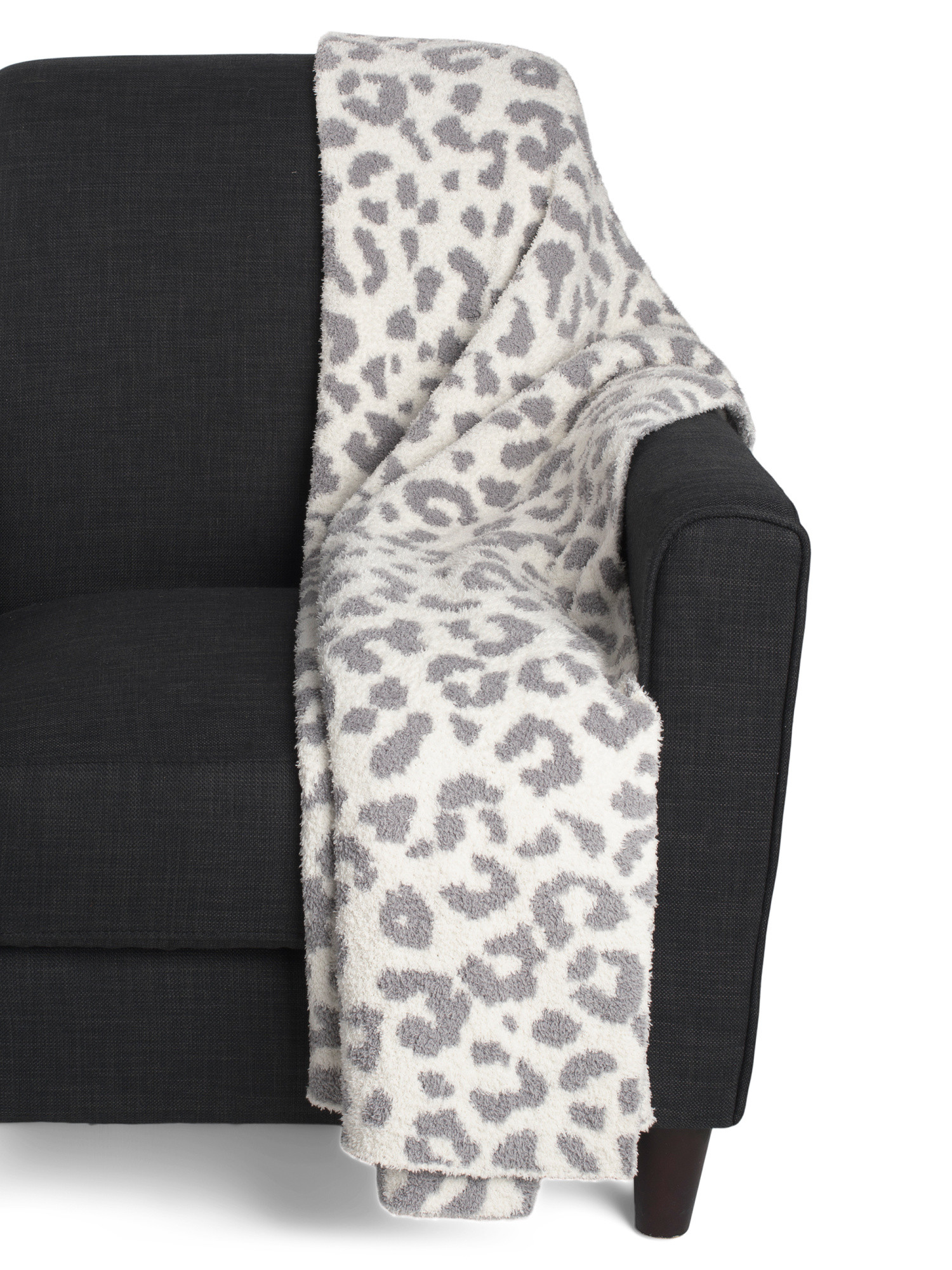 Leopard Print Plush Throw | TJ Maxx