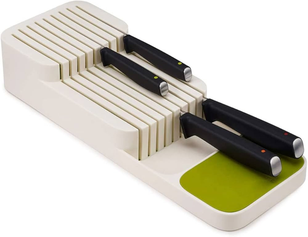 Knife Organizer for Kitchen Drawer,Knife Holder Drawer Storage for Knife Drawer Organizer Insert-... | Amazon (US)