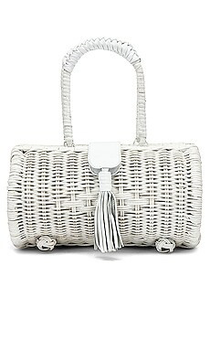 Cleobella Clarissa Basket Bag in White from Revolve.com | Revolve Clothing (Global)