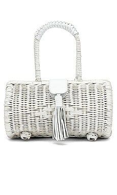 Cleobella Clarissa Basket Bag in White from Revolve.com | Revolve Clothing (Global)