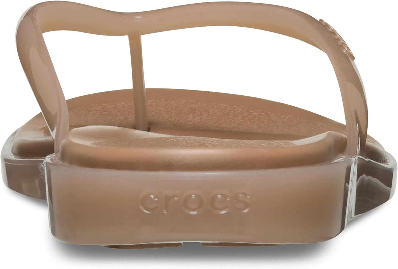 Crocs Women's Miami Round Toe Flip Flops | Flexible Straps | 360 Degree Comfort | Croslite Foam F... | Amazon (US)