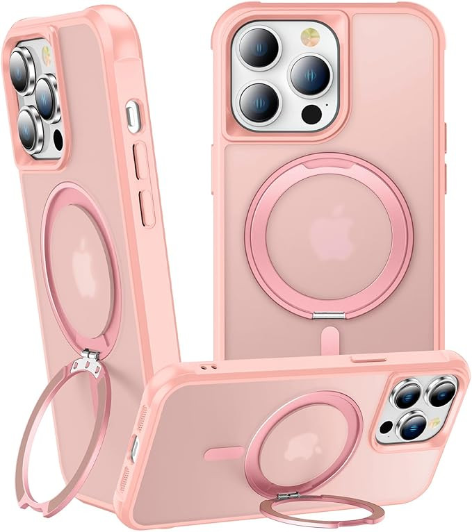 360° Magnetic Swivel Ring for iPhone 14 pro max case, Built-in Metal Stand and Ring Holder, Mags... | Amazon (US)