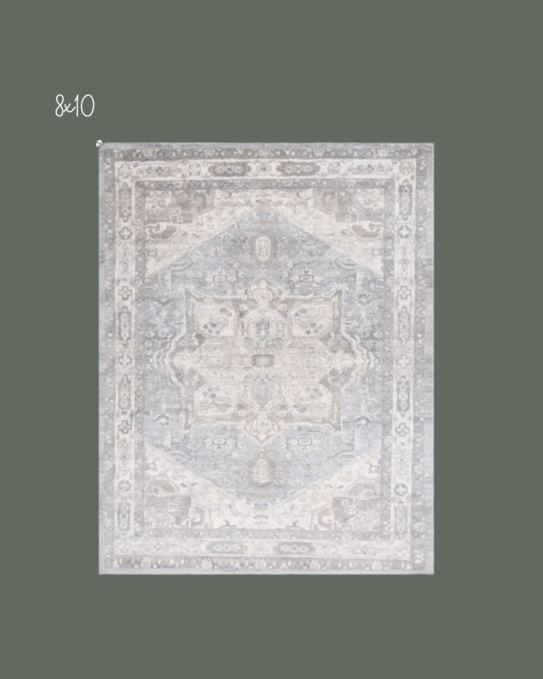 A neutral area rug that layers beautifully and works with almost any palette. Shown here in an 8×10 — a versatile size for bedrooms and living spaces alike. Rug details and size options linked.
 

 #LTKHome