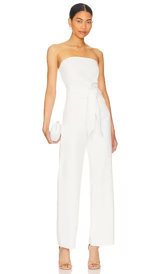 Jordan Tie Waist Jumpsuit | White Jumpsuit Outfit | Summer Jumpsuit Wedding | Jumpsuit Dressy | Revolve Clothing (Global)