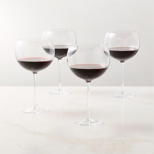 Mori Red Wine Glasses Set of 4 | CB2