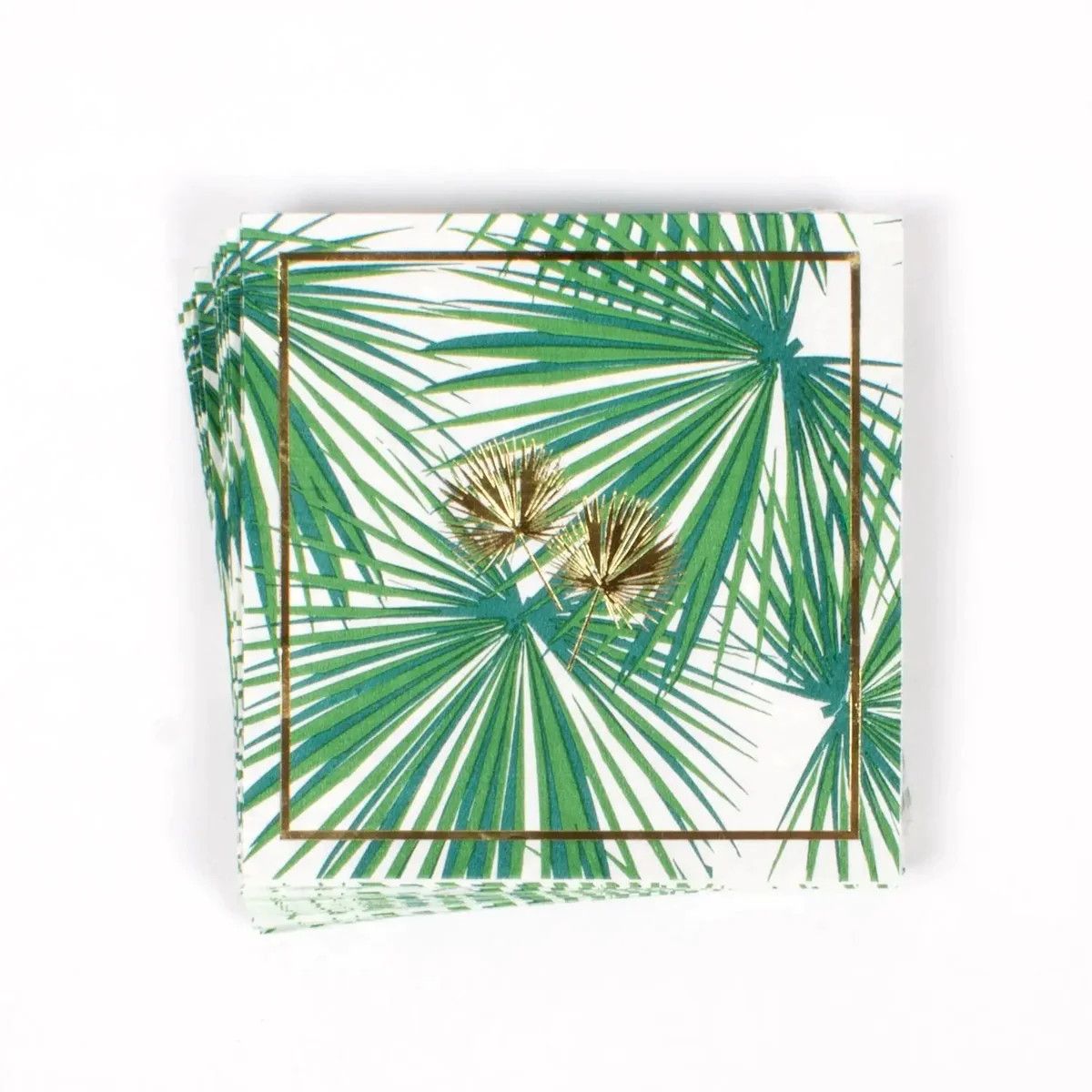 Palm Fans - Paper Beverage Napkins | Sea Marie Designs