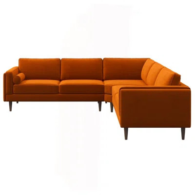 Burnt Orange Corner Sectional Sofa | Wayfair North America