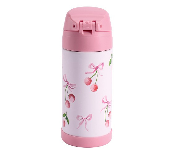 Mackenzie Cherry Bows Water Bottle | Pottery Barn Kids
