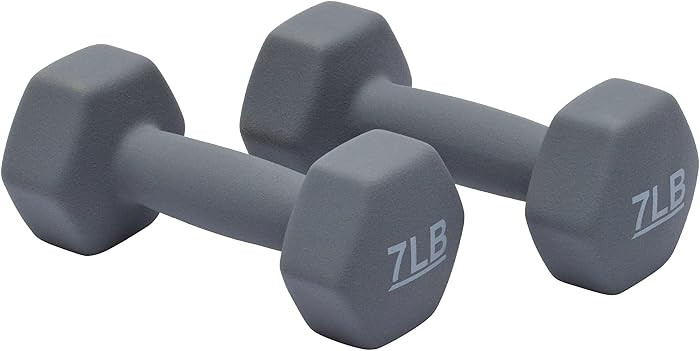 Amazon Basics Neoprene Dumbbell Hand Weights for Exercise and Muscle Toning | Amazon (US)