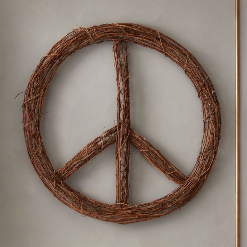 Peace Twig Wreath + Reviews | CB2 | CB2