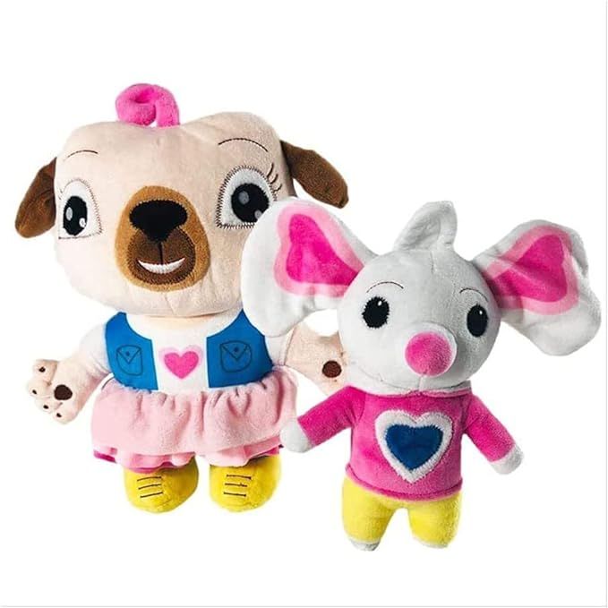 Carl Artbay Chip and Potato Plush Toys Doll Cartoon Pug Dog and Mouse Plush Doll Stuffed Animal T... | Amazon (US)
