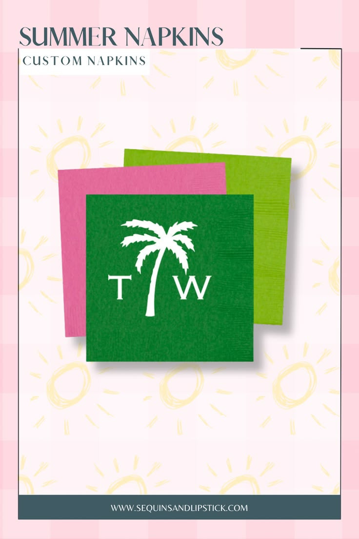 Elevate your summer gatherings with our custom monogram napkins! Perfect for weddings, picnics, or backyard parties, these personalized napkins add a stylish, personal touch to every occasion. 🌞✨ Order your unique design today and make your summer events unforgettable! 

 #LTKfoodie #LTKSeasonal #LTKTravel