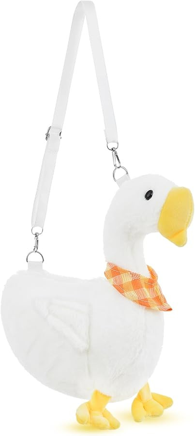 Saintrygo Chicken Hen Purse Bag Fluffy Shoulder Handbag Cute Funny Animal Gift for Christmas for ... | Amazon (US)