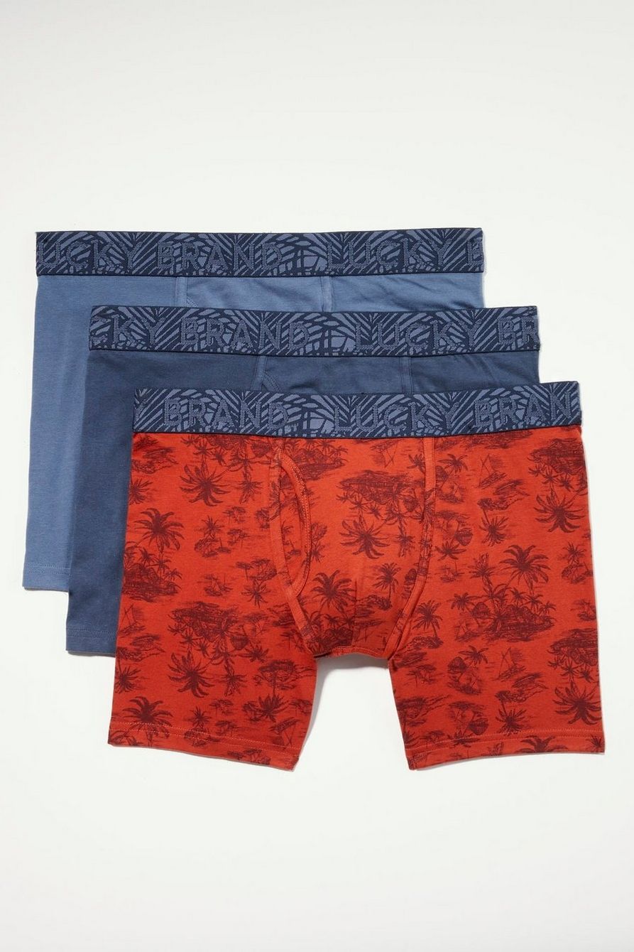 3 PACK STRETCH BOXER BRIEFS | Lucky Brand