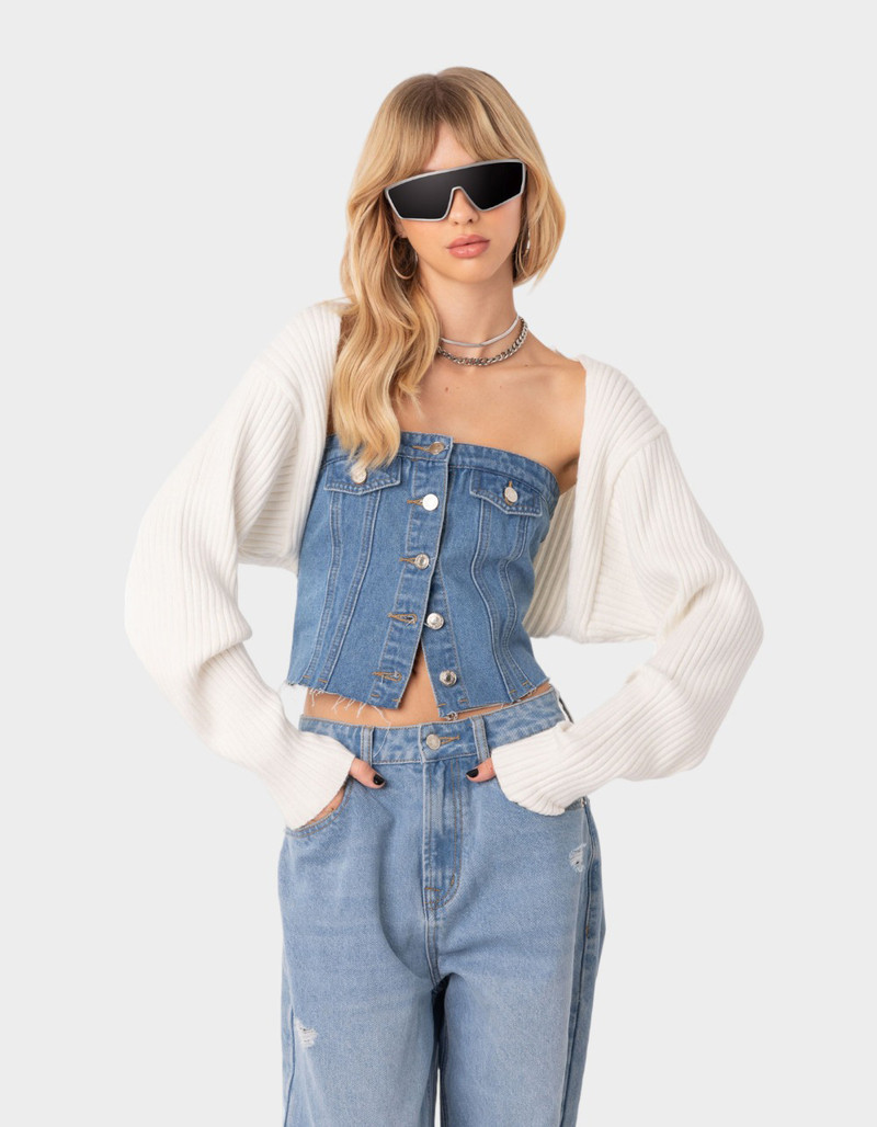 EDIKTED Anya Shrug Womens Sweater | Tillys