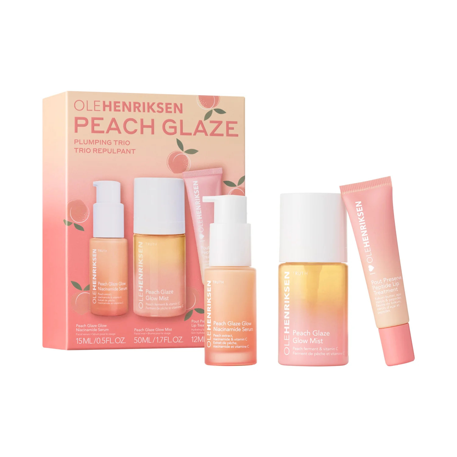 Peach Glaze Plumping Trio | Ole Henriksen