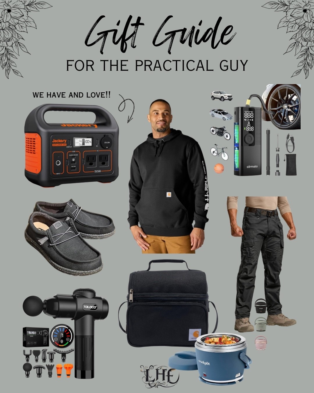 Stuff he will actually use! Gift guide for the practical guy. Carhartt pants, Carhartt lunch box, car tire inflator, massage gun, Carhartt sweatshirt, portable power station, hey dudes. These are reliable must have essentials for the hardworking hard to shop for guy! Amazon men’s, men’s tools, Amazon fashion, gift ideas for him, outdoor gear, men’s tools, gifts, men’s apparel, mens essentials, ideas for him, men’s outfits, gifts, men shoes, men fashionn

#LTKSaleAlert #LTKMens #LTKGiftGuide
