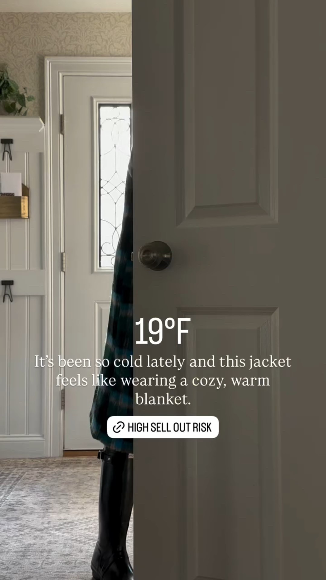 It’s been so cold lately and this jacket feels like wearing a cozy, warm blanket.