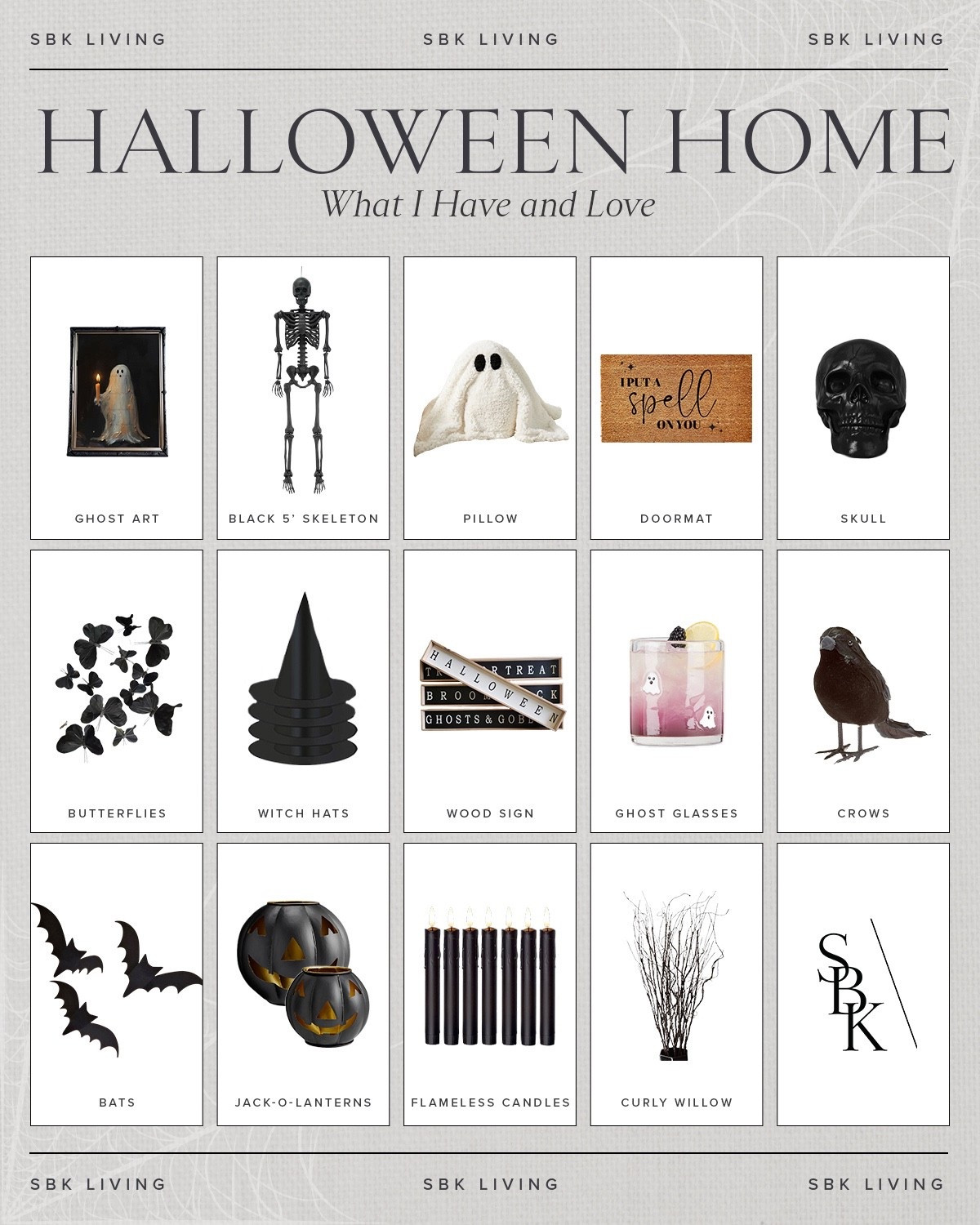 Halloween home decor I have and love💀

Amazon
Etsy
Pottery barn 

#LTKSeasonal #LTKHome