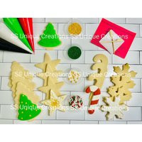Christmas Cookie Decorating Kit, 12 Large Cookies, Sprinkles | Etsy (US)