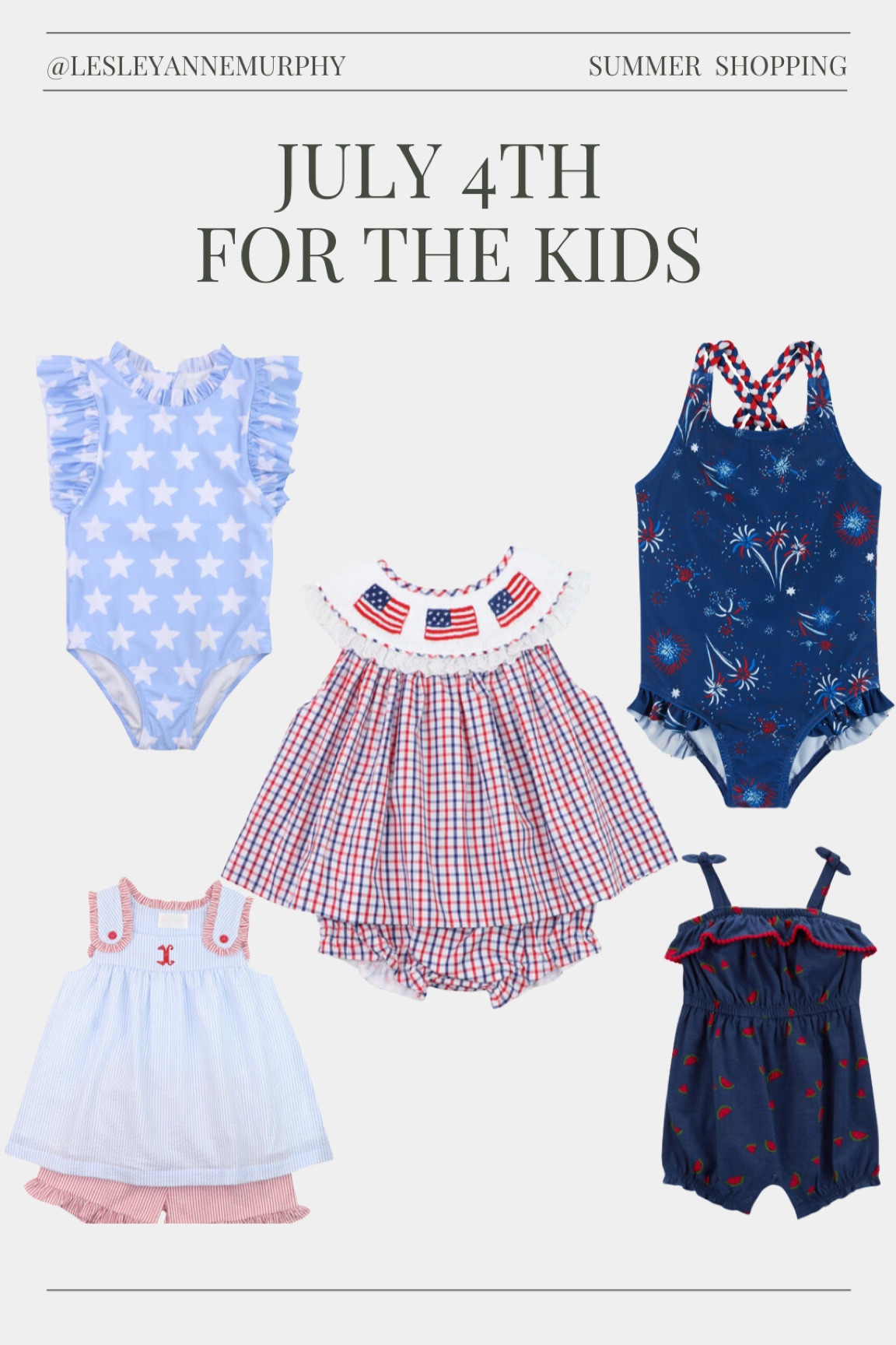 Happy 4th, y’all! How CUTE are these outfits for the girls?! I am swooning!! Can they make them in my size? Pls & thank youu 😍🩵🇺🇸 #july4th #kidssummer

#LTKbaby #LTKkids #LTKswim
