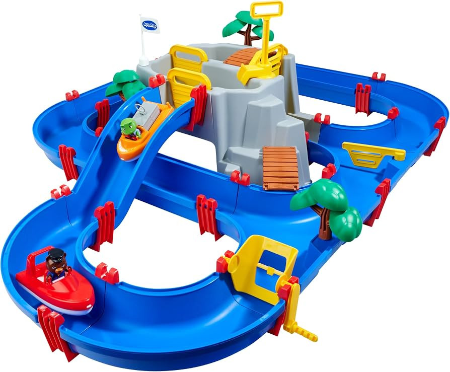 AquaPlay - Wasserbahn MountainLake - 42-teiliges Spieleset mit einem hohen Berg, Wasserfall und g... | Amazon (DE)