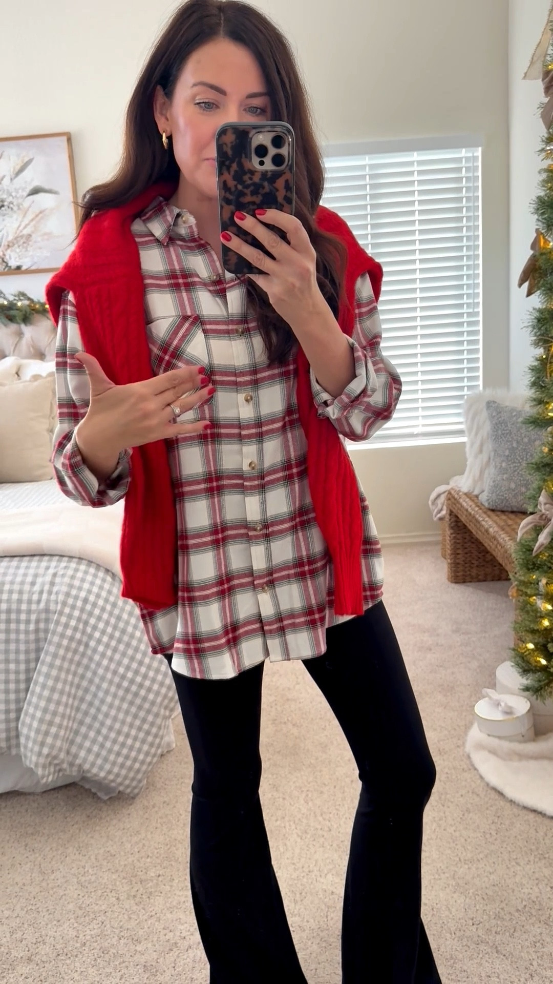 @kohls black Friday sale! #AD everything on sale and free shipping when you spend $25 or more! #kohlspartner #kohlsfinds 
•medium flannel
•medium red sweater 

#LTKCyberWeek #LTKGiftGuide #LTKSaleAlert