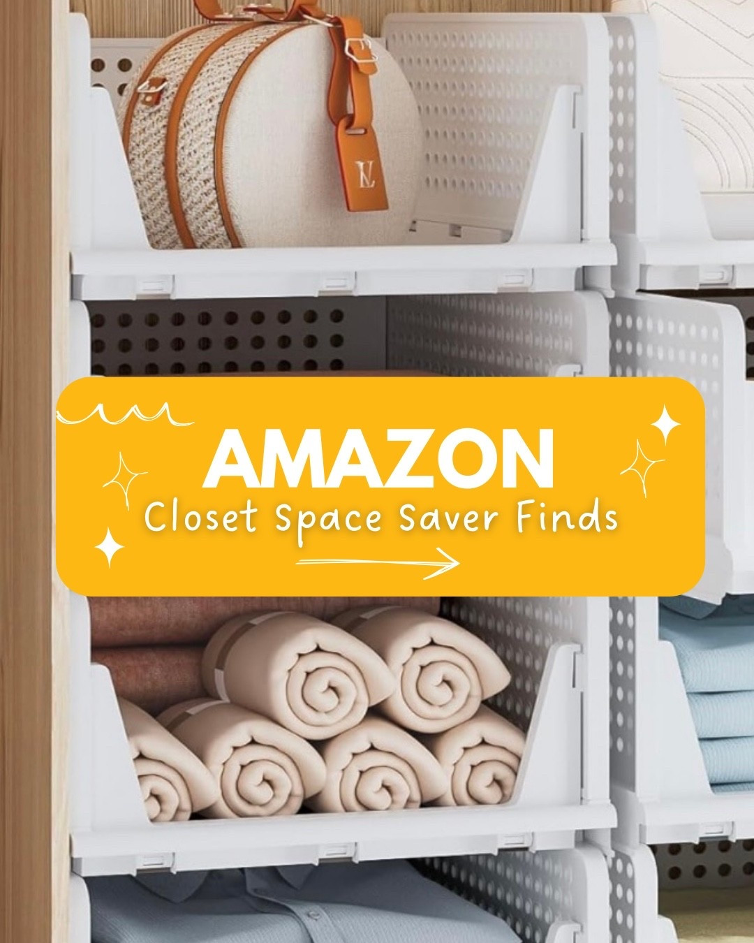Small closet, big dreams? ✨ 
These Amazon closet space saver finds are game-changers! From slim velvet hangers to stackable bins, over-the-door organizers, and drawer dividers—these affordable storage solutions maximize every inch while keeping your wardrobe neat and stylish. 

Amazon closet space savers you actually need 👏 Slim velvet hangers, over-the-door storage, stackable bins, and organizers that turn even the tiniest closet into a dream wardrobe. Perfect for apartments, dorms, or small bedrooms. 

Shop my Amazon favorites to declutter, organize, and transform your closet without breaking the bank. 🛍️
#home #storage #spacesaver #closet

#LTKHome #LTKFamily #LTKCon