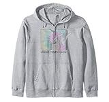 MTV Music Television Faded Tie Dye Logo Fill Zip Hoodie | Amazon (US)